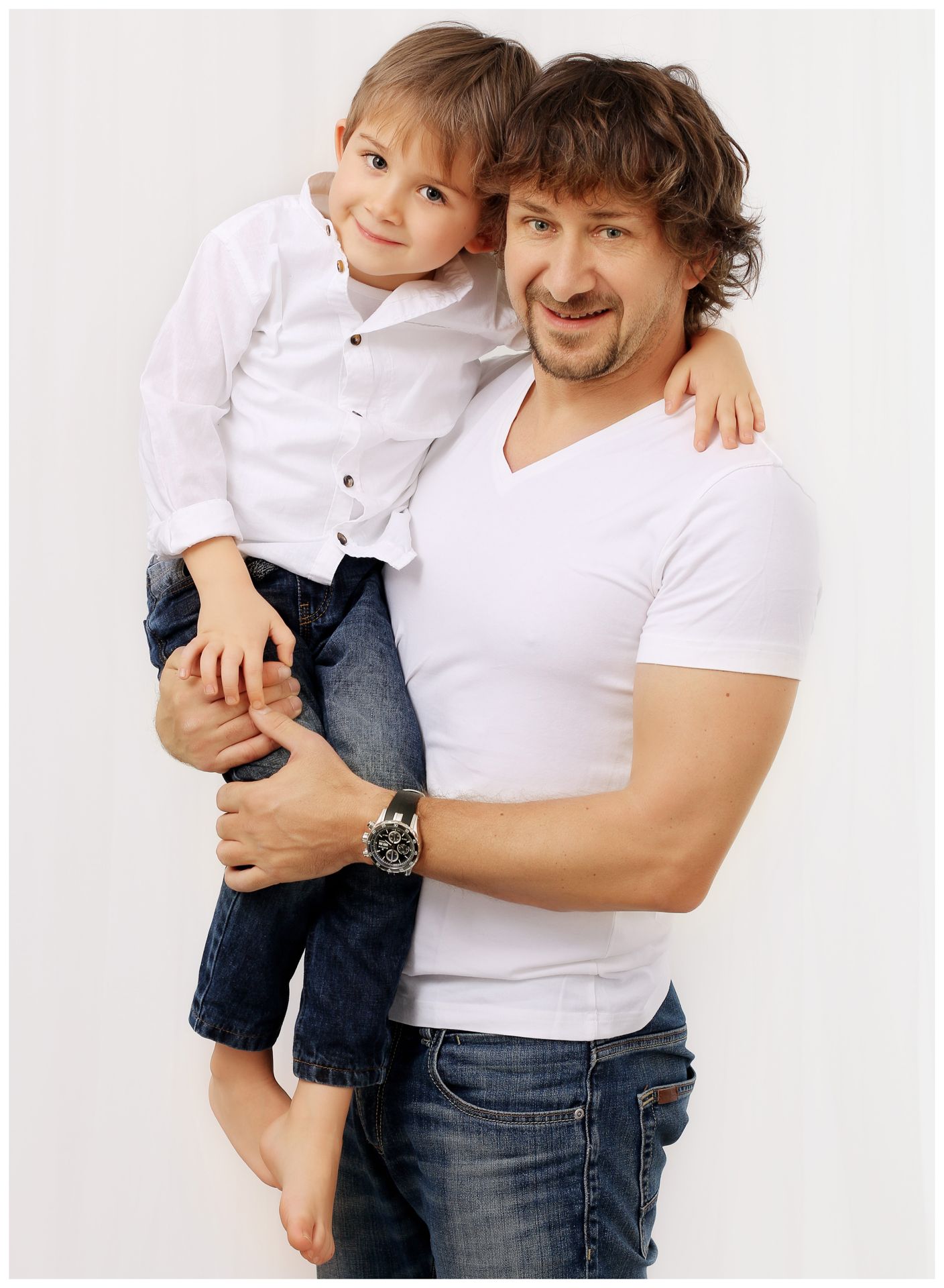 Fotografie táty a syna - David Křížek
